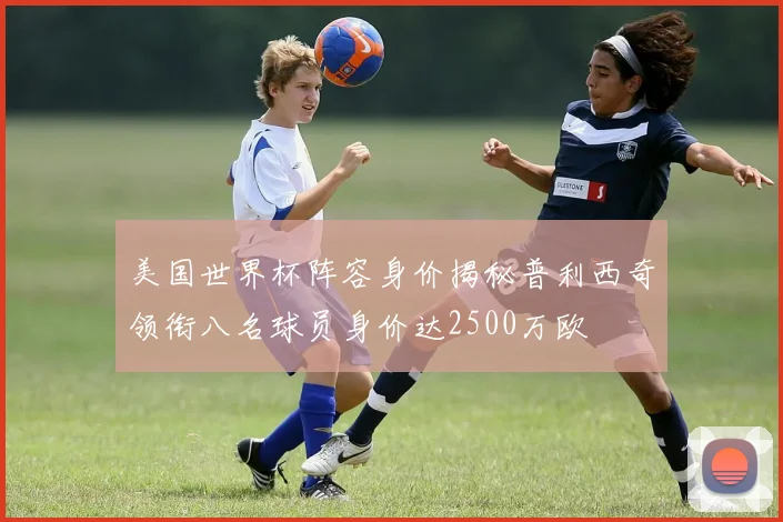 美国世界杯阵容身价揭秘普利西奇领衔八名球员身价达2500万欧